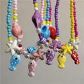 Collana girocollo stella marina ceramica boho