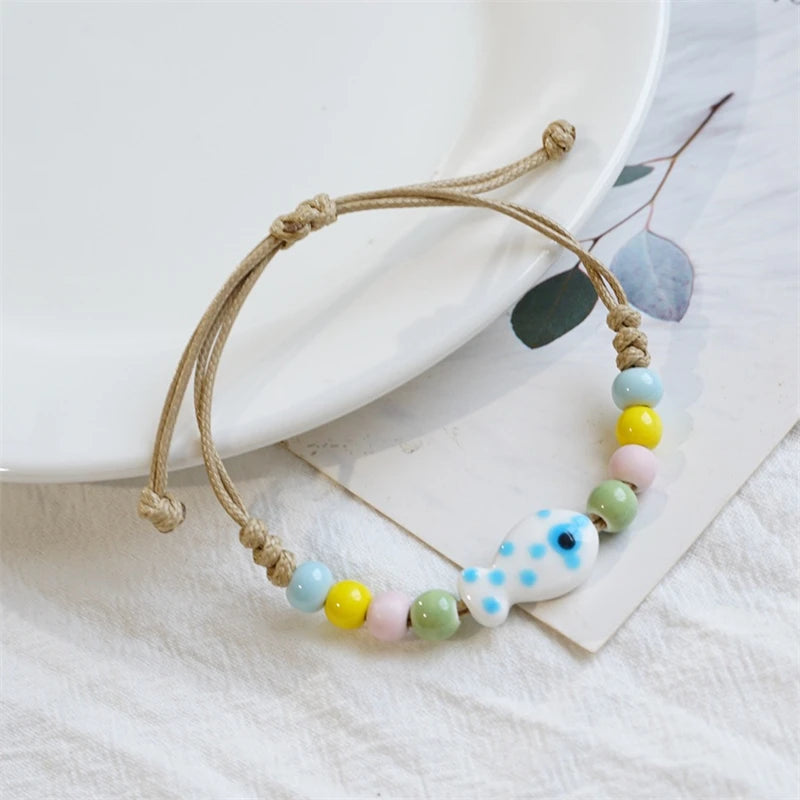 braccialetti ciondolo ceramica