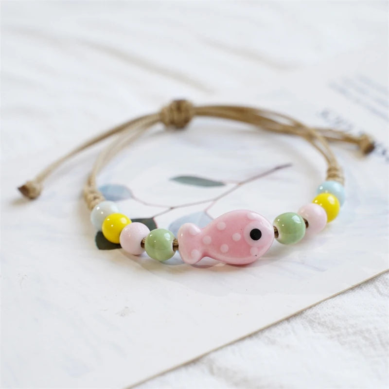 braccialetti ciondolo ceramica