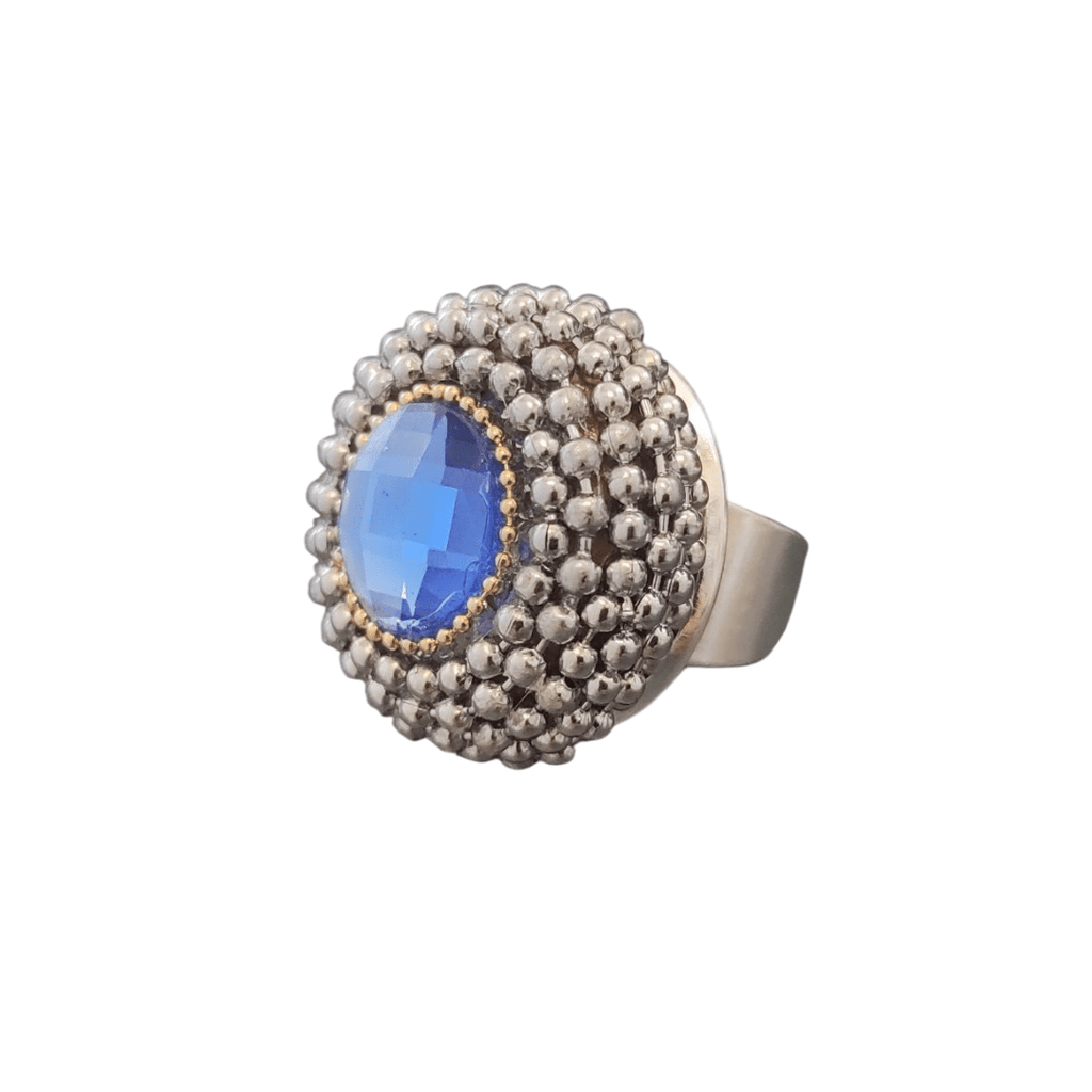 Anello Rockabilly Blue Rebel - Glow