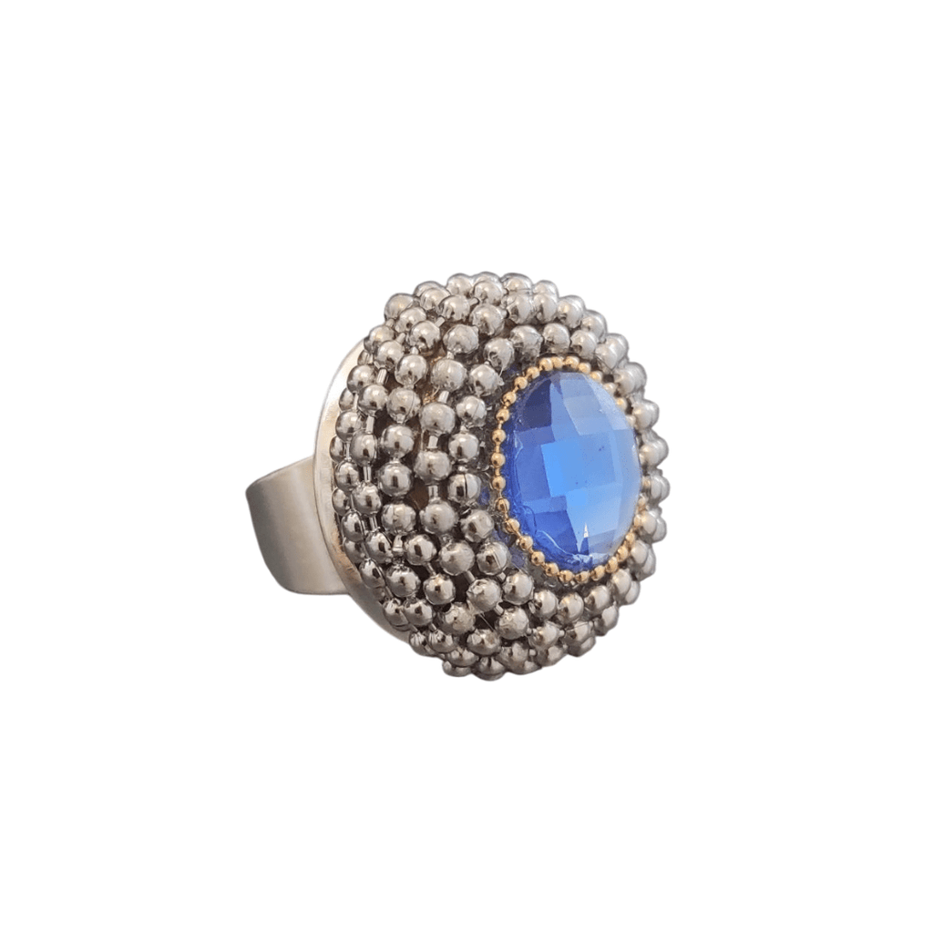 Anello Rockabilly Blue Rebel - Glow