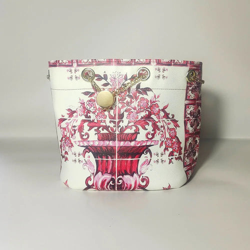 borsa secchiello MEDITERRANEO white - Glow