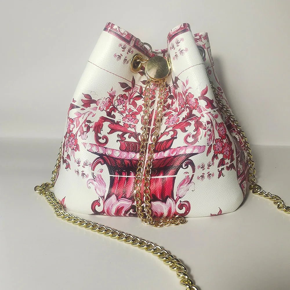 borsa secchiello MEDITERRANEO white - Glow
