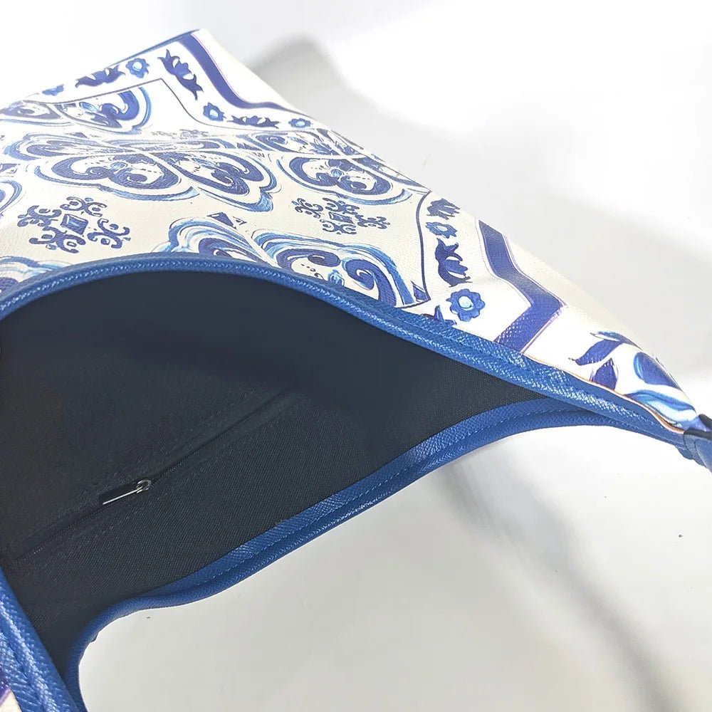 borsa tote MEDITERRANEO blue - Glow