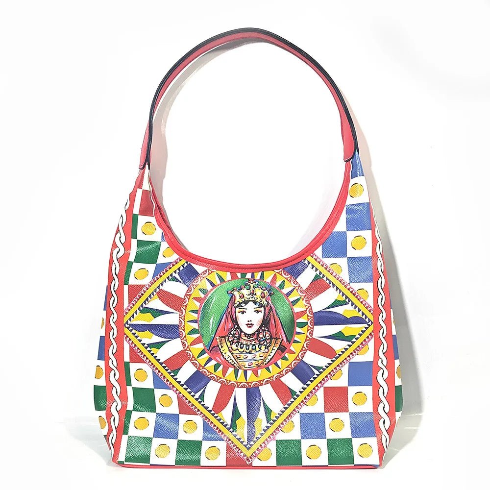 borsa tote MEDITERRANEO red - Glow