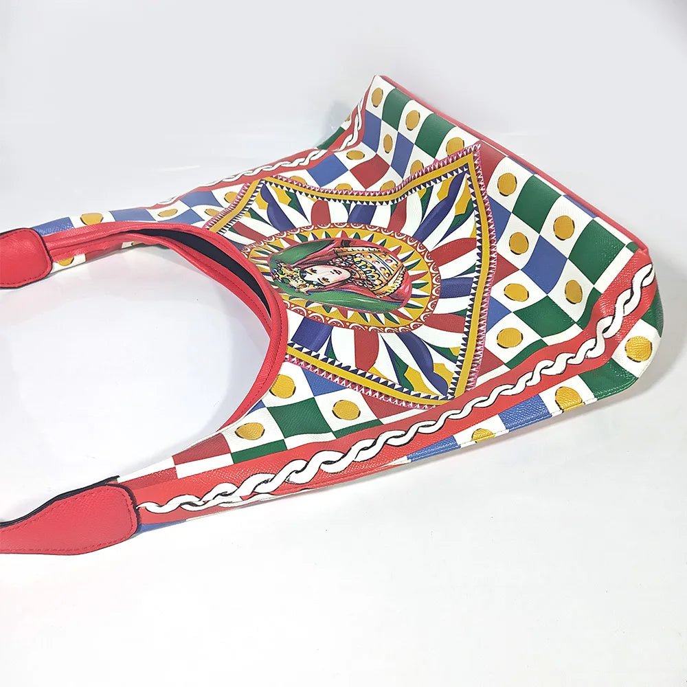 borsa tote MEDITERRANEO red - Glow