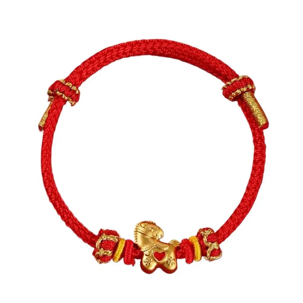bracciale handmade con cavallo portafortuna - Glow
