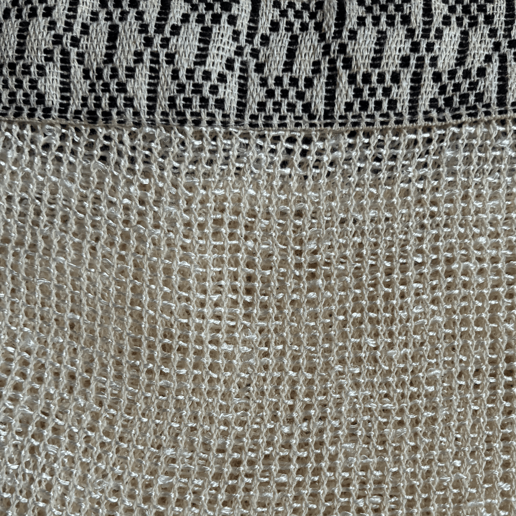 Caftano con Fascia in Cotone Grezzo Naturale 🌱 Avorio - Glow