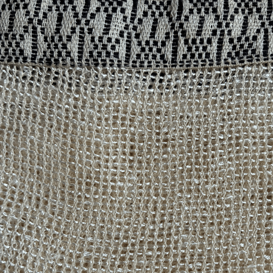 Caftano con Fascia in Cotone Grezzo Naturale 🌱 Avorio - Glow