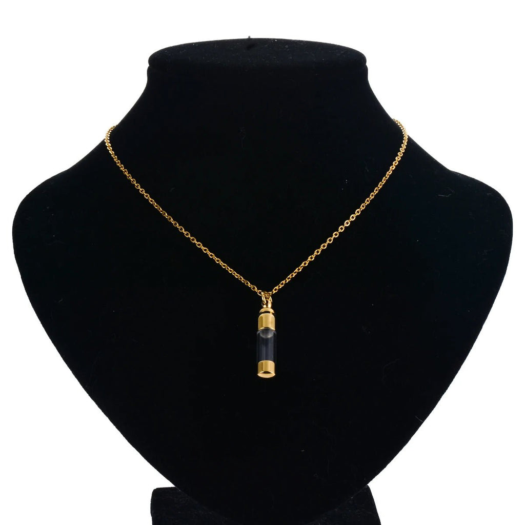 Collana con ciondolo di vetro apribile - Glow