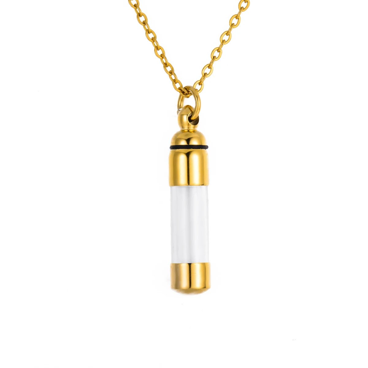 Collana con ciondolo di vetro apribile - Glow