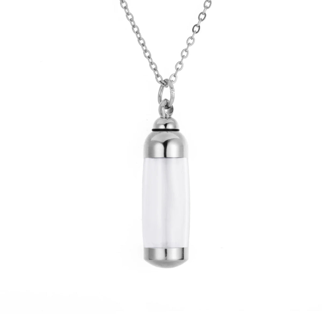 Collana con ciondolo di vetro apribile - Glow