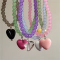 Collana girocollo con ciondolo a cuore - Glow