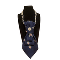 Cravatta Gioiello Blu Araldico - Glow