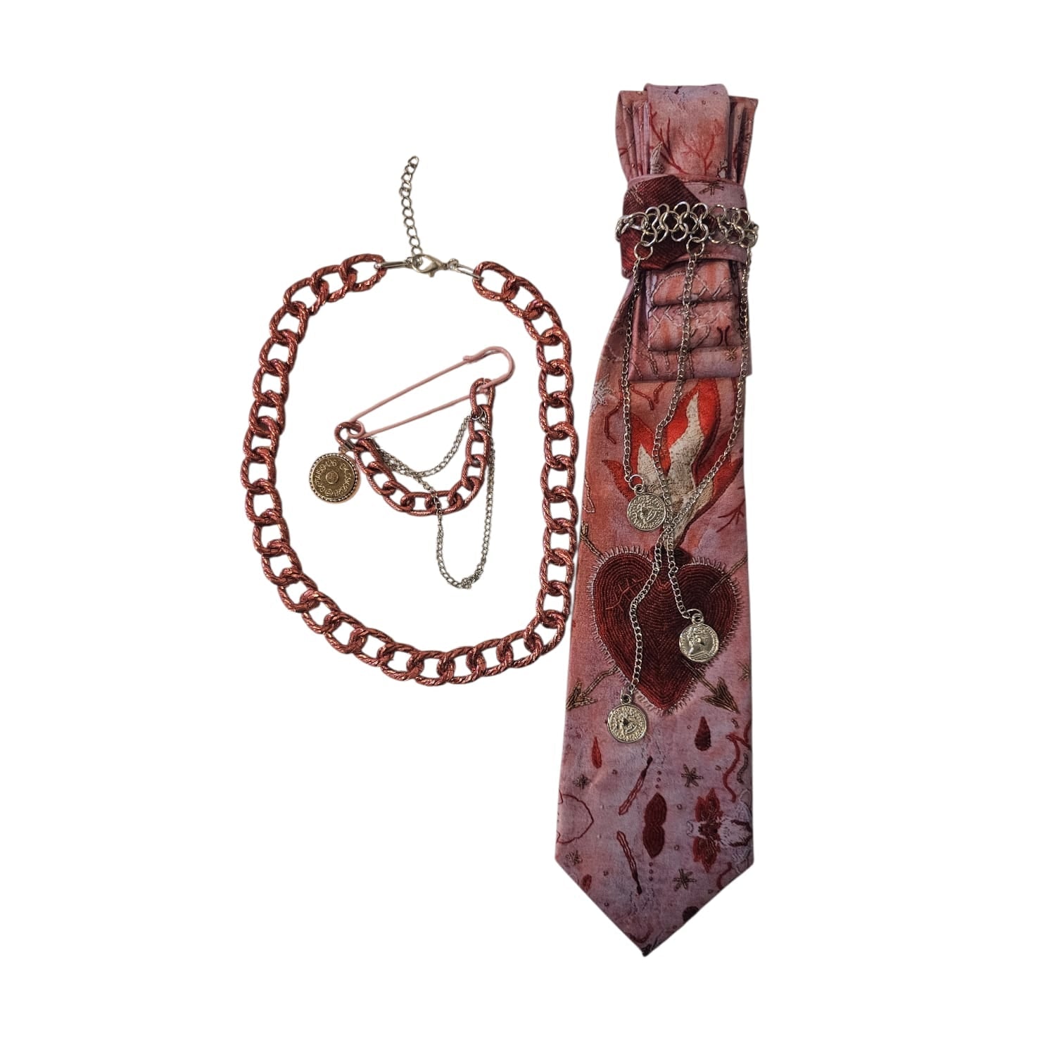 Cravatta Gioiello Donna Hearts - Glow