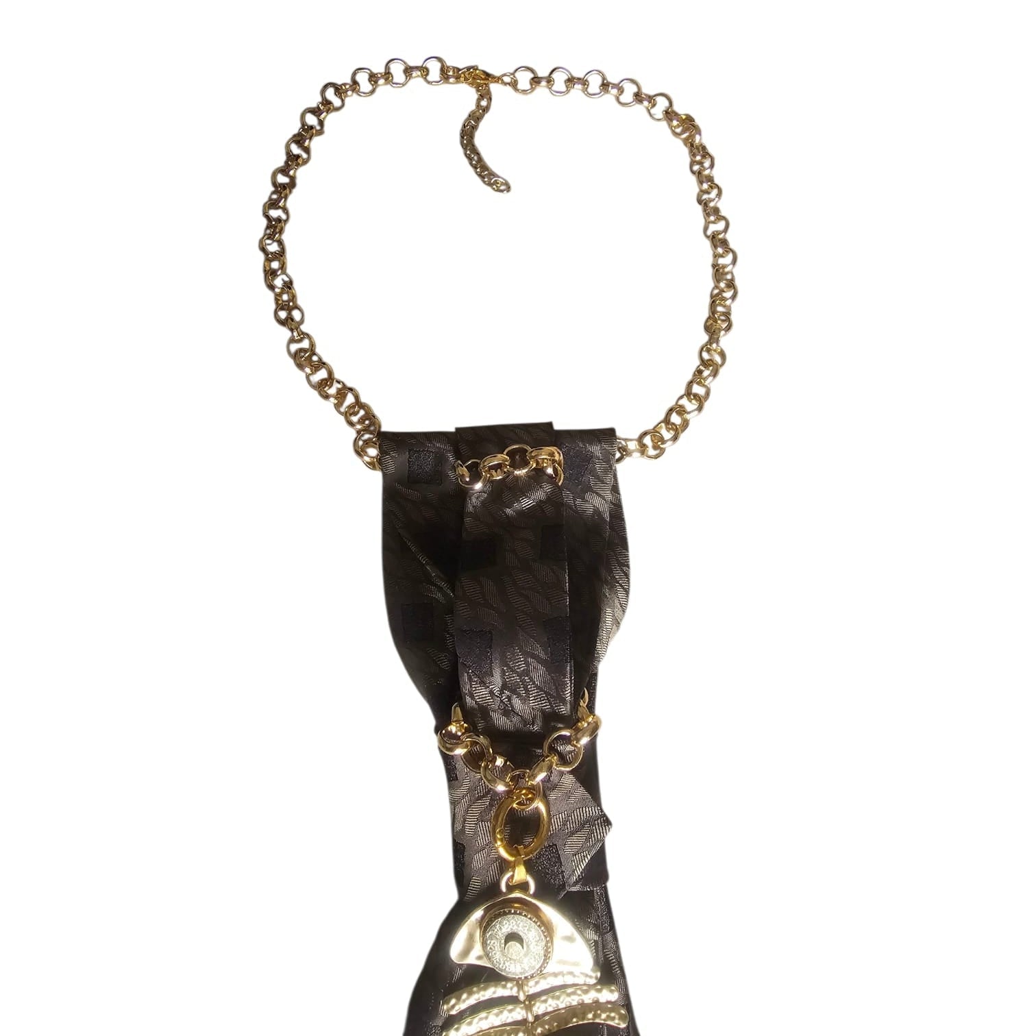 Cravatta Gioiello Mystic Fish Gold - Glow
