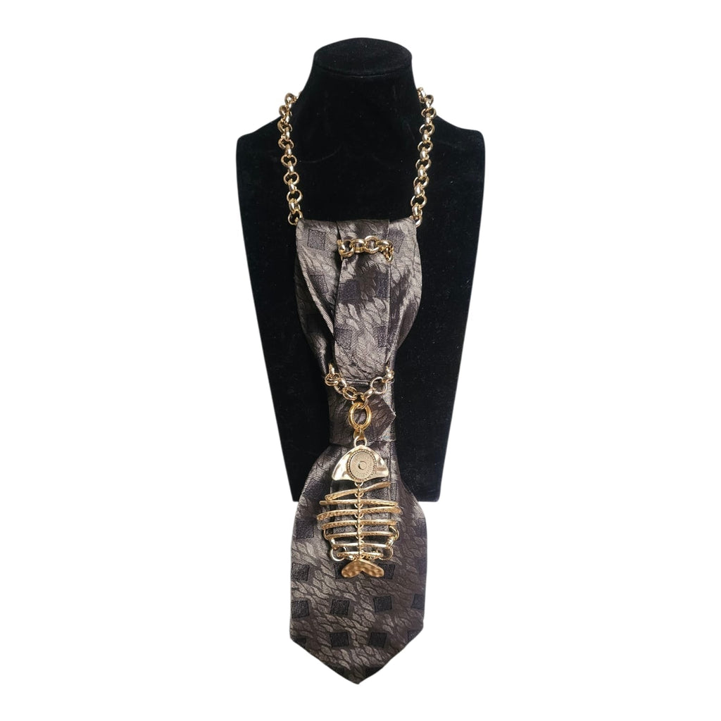 Cravatta Gioiello Mystic Fish Gold - Glow