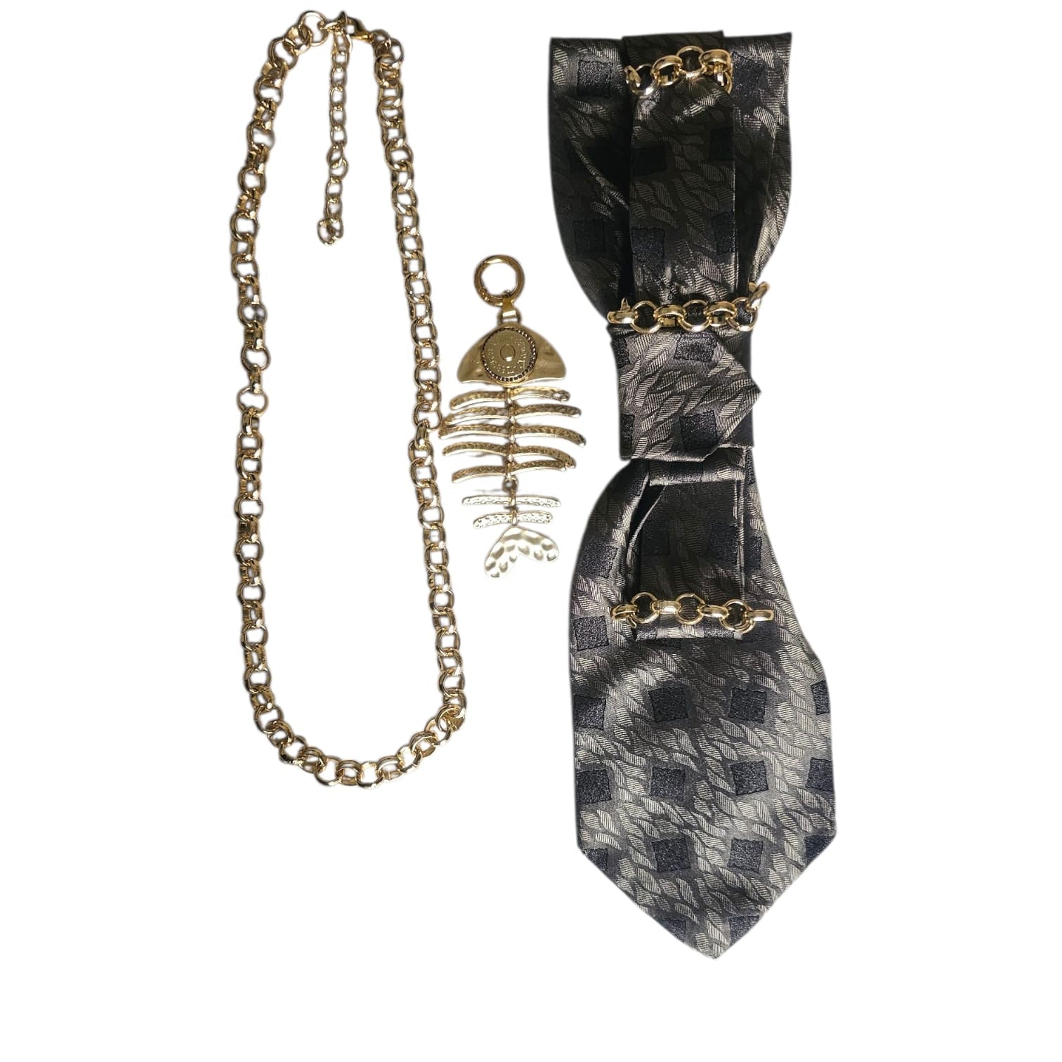 Cravatta Gioiello Mystic Fish Gold - Glow