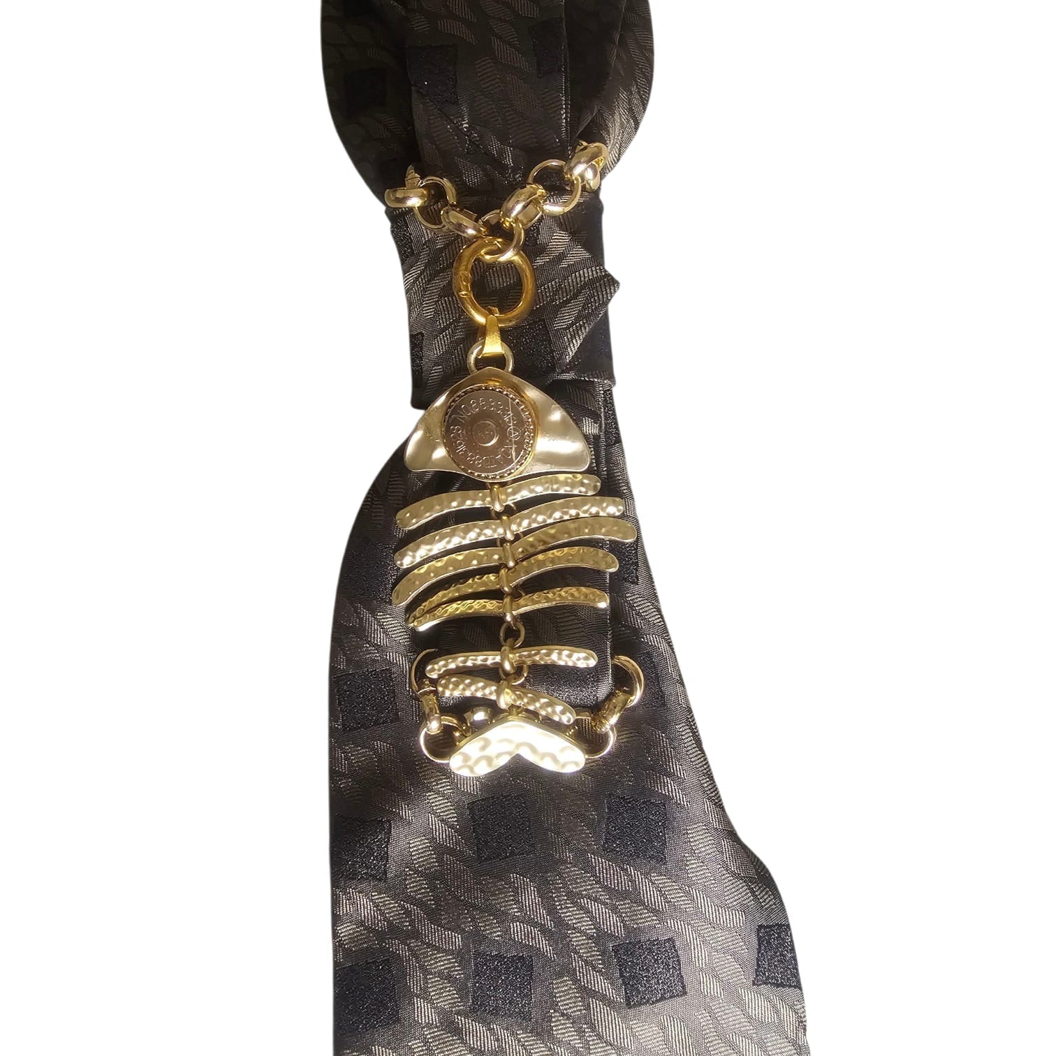 Cravatta Gioiello Mystic Fish Gold - Glow