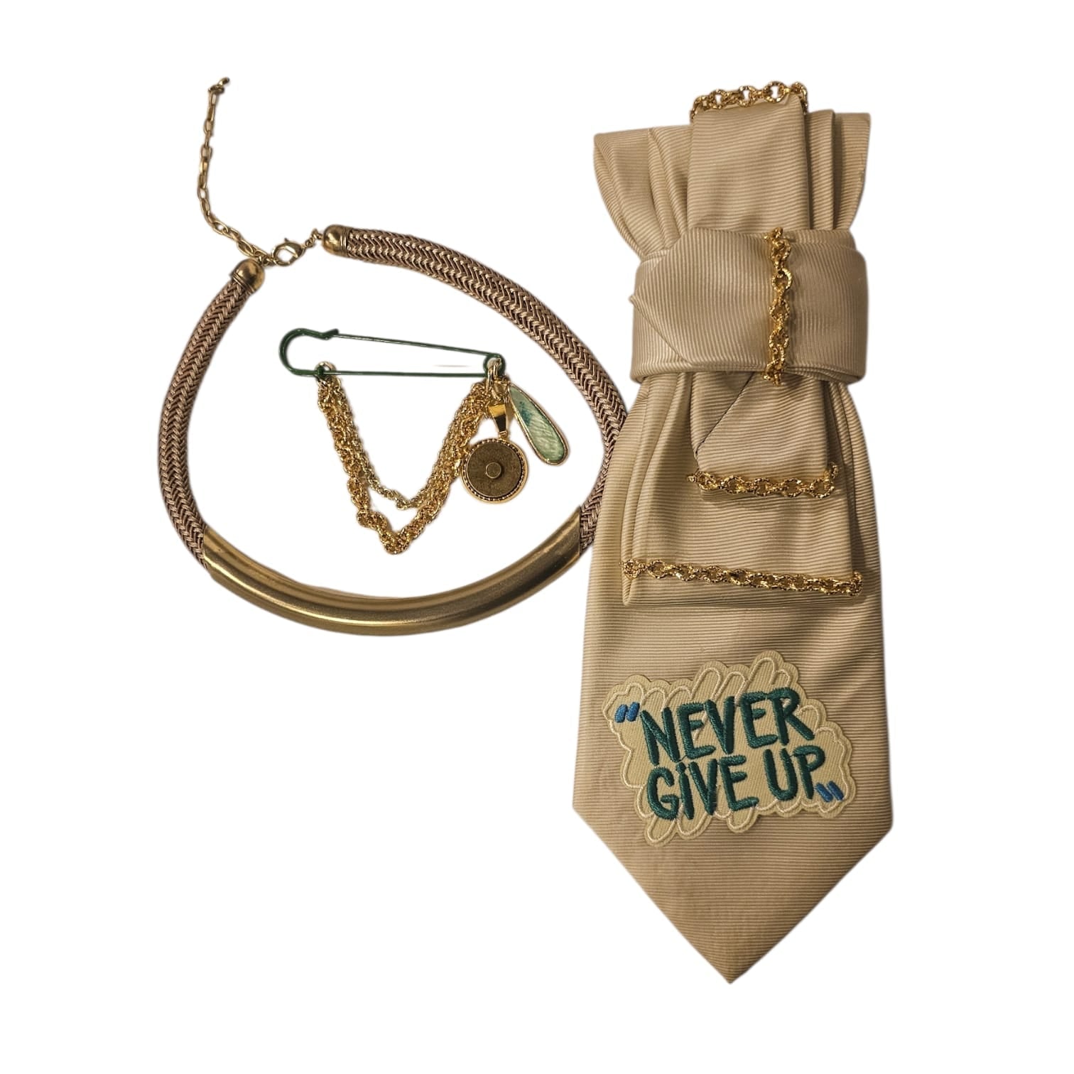 Cravatta Gioiello Never Give Up - Glow