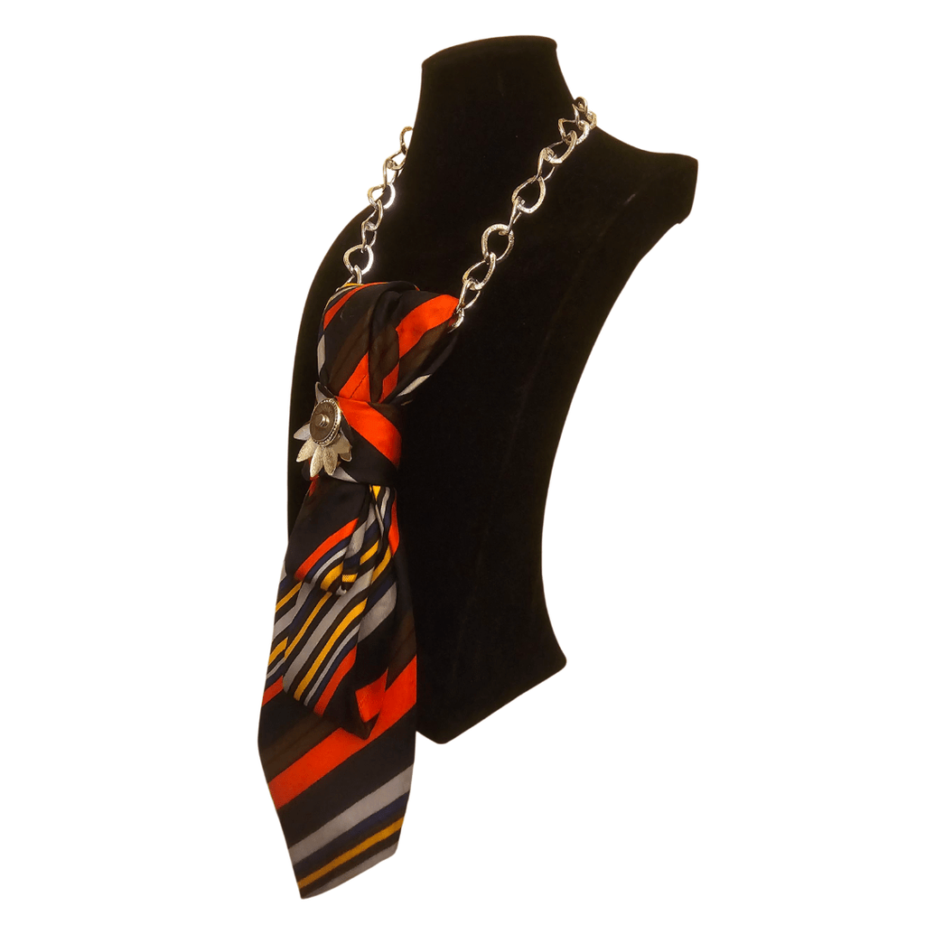 Cravatta Gioiello Stripes Fire - Glow