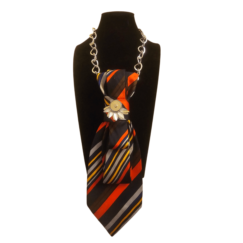 Cravatta Gioiello Stripes Fire - Glow