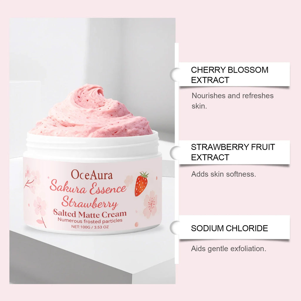 Crema Esfoliante Corpo Sakura e Fragola | Glow - Glow