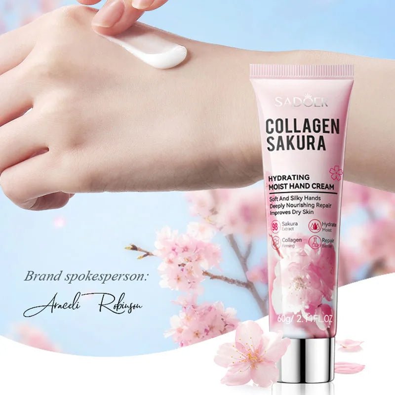 Crema Mani al Collagene e Sakura SADOER | Glow - Glow