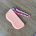Custodia per occhiali con cerniera in silicone, custodia protettiva per occhiali da sole, borsa per appendere, portafoglio, scatola di vetro impermeabile per donne e ragazze - Glow