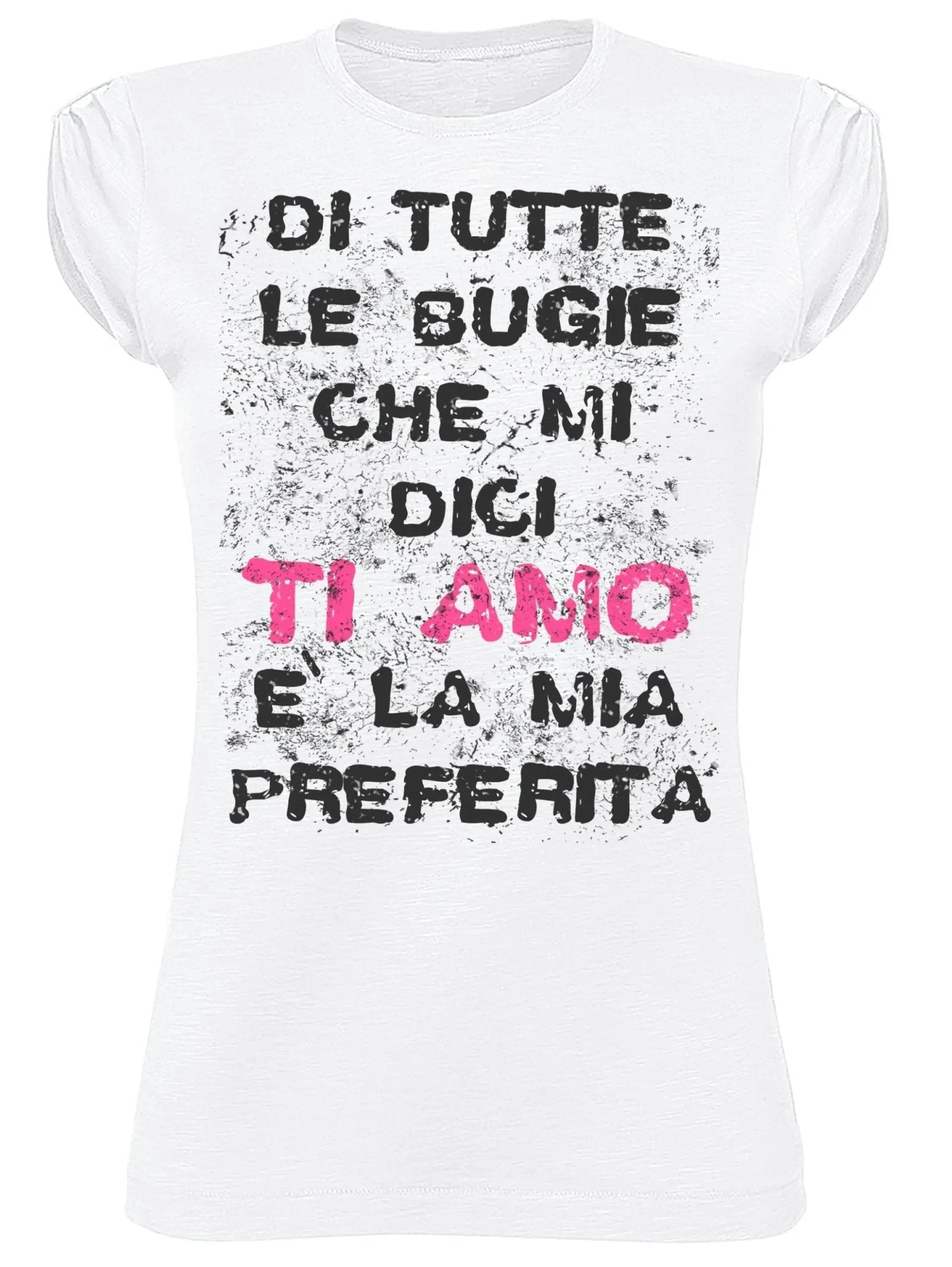 Di Tutte le Bugie 'Ti Amo' – T-shirt Donna Cotone Bio - Glow