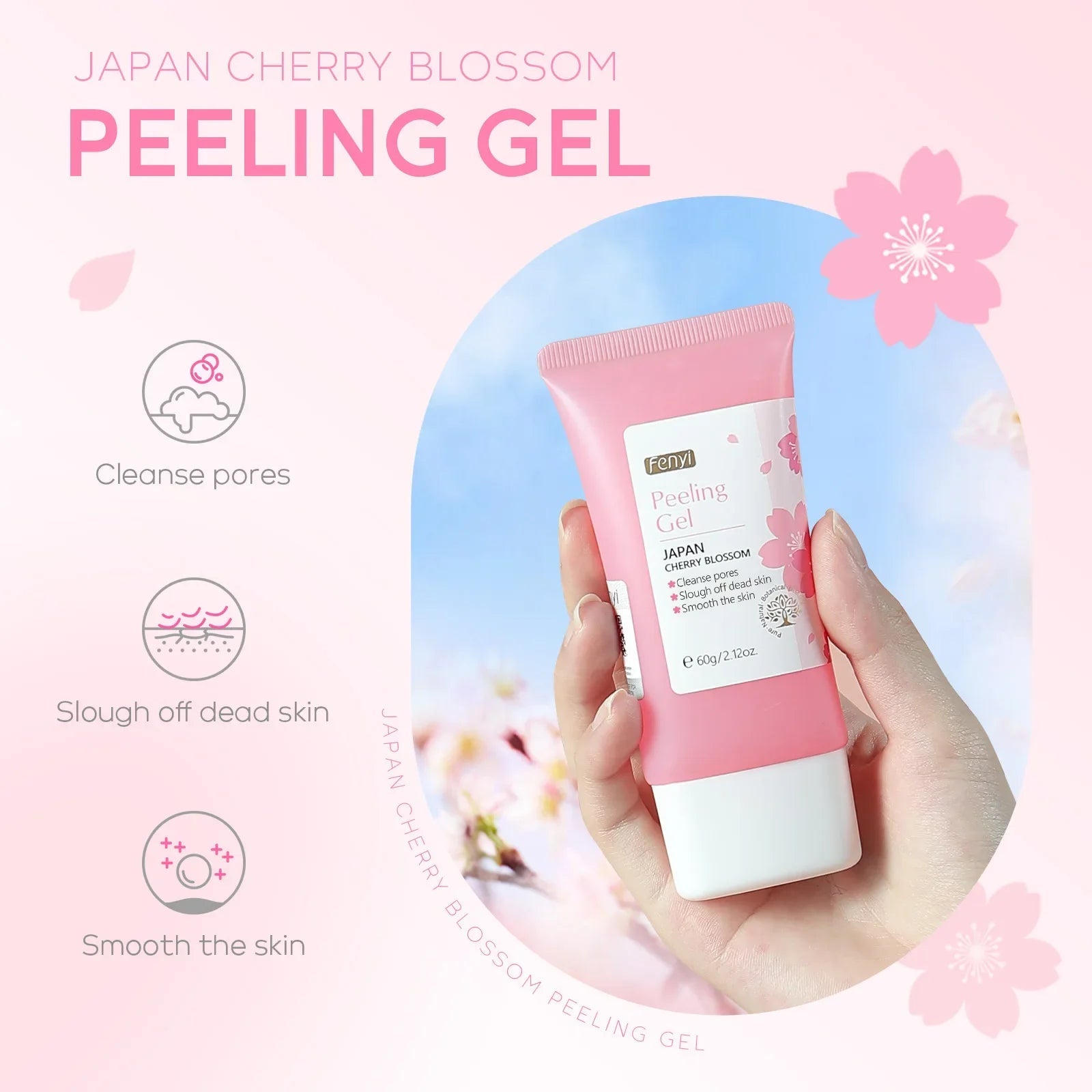 Gel Esfoliante Viso Sakura Pulizia Profonda | Glow - Glow