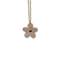 Margherita | Handcrafted pink floral ceramic necklace - Glow