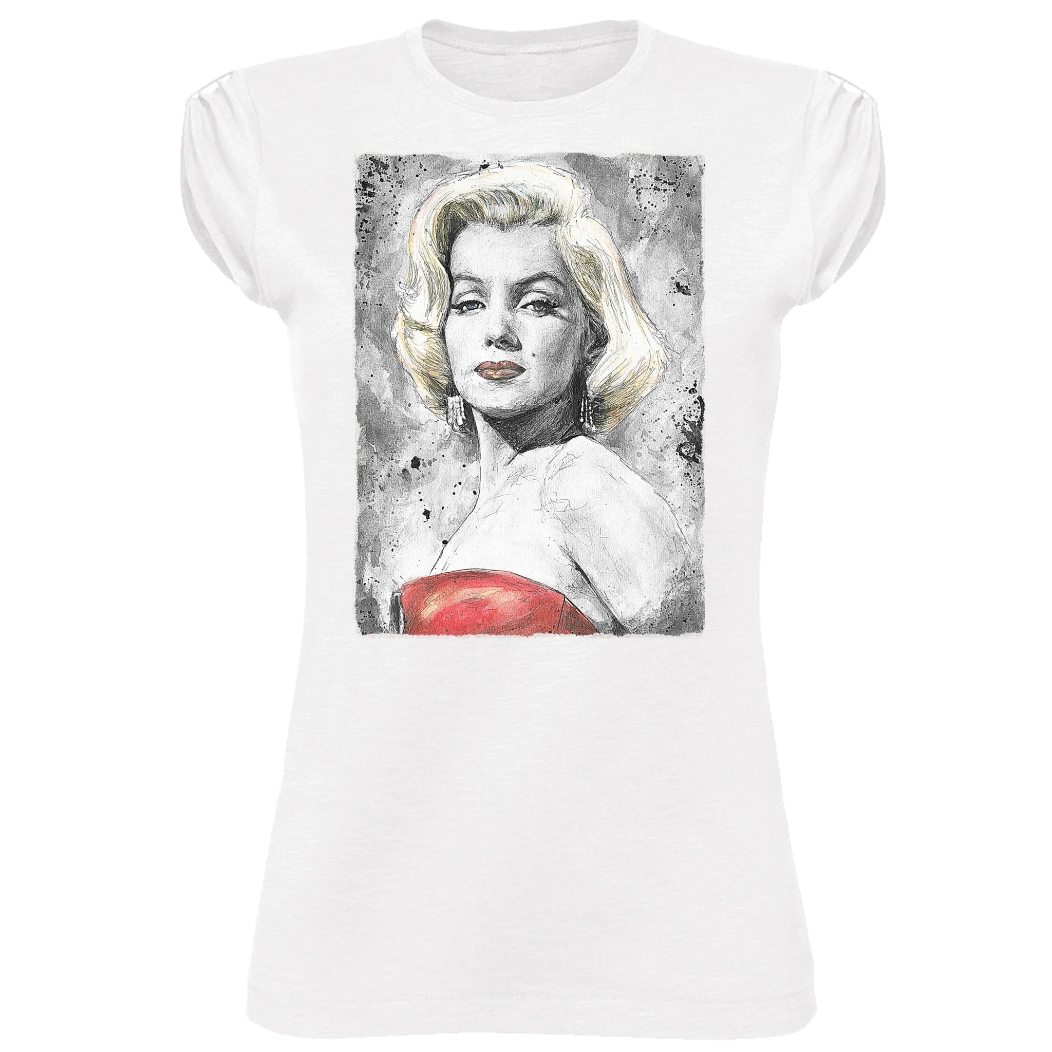 Marilyn Monroe T-Shirt Donna | Urban Slub Cotone Bio - Glow