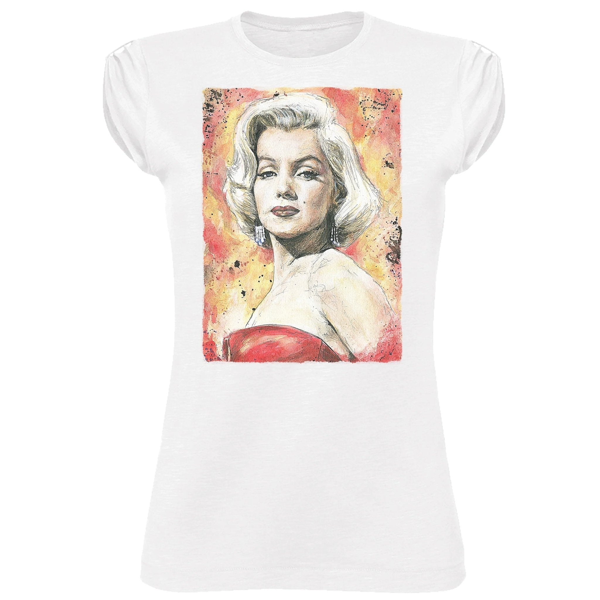 Marilyn Monroe T-Shirt Donna | Urban Slub Cotone Bio - Glow