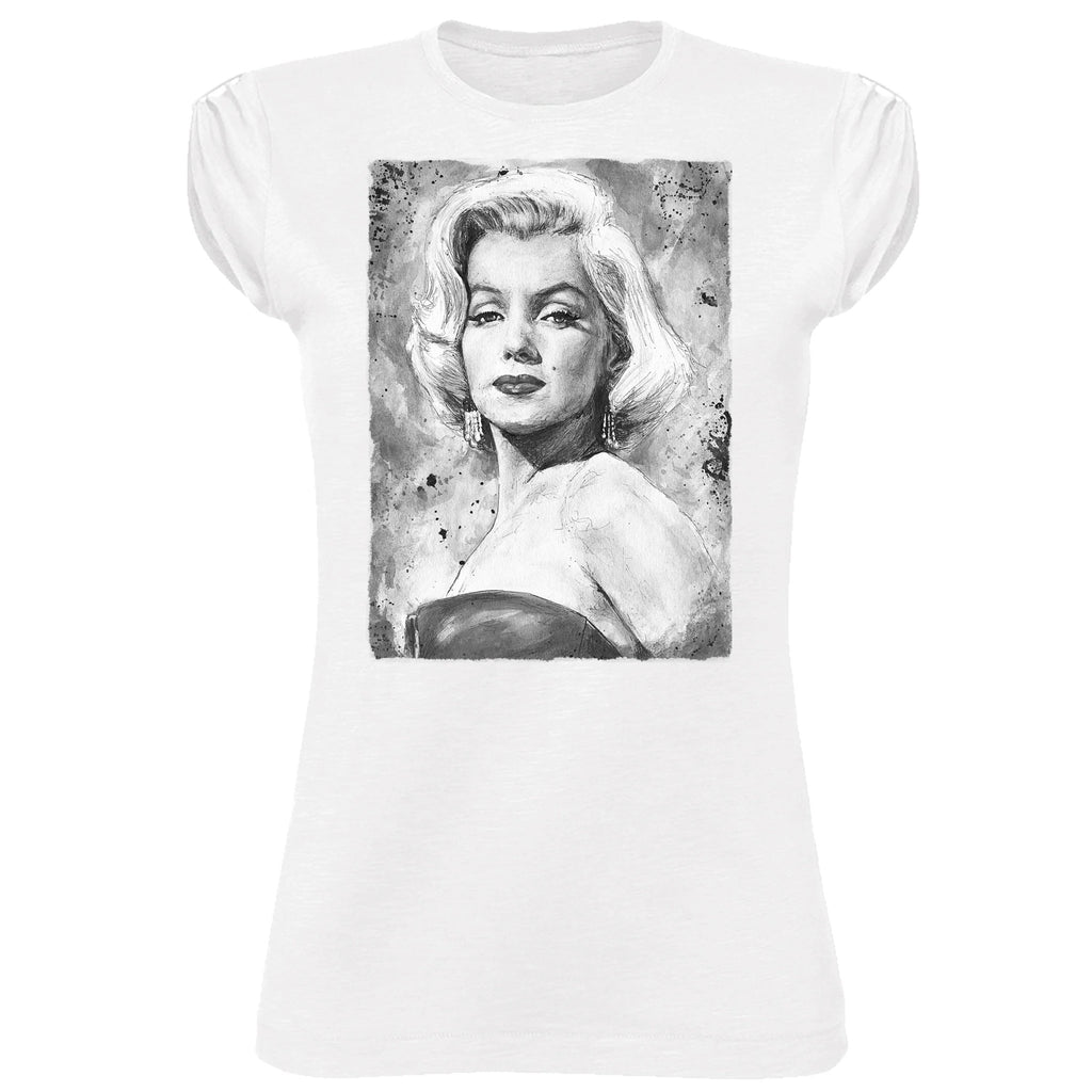 Marilyn Monroe T-Shirt Donna | Urban Slub Cotone Bio - Glow