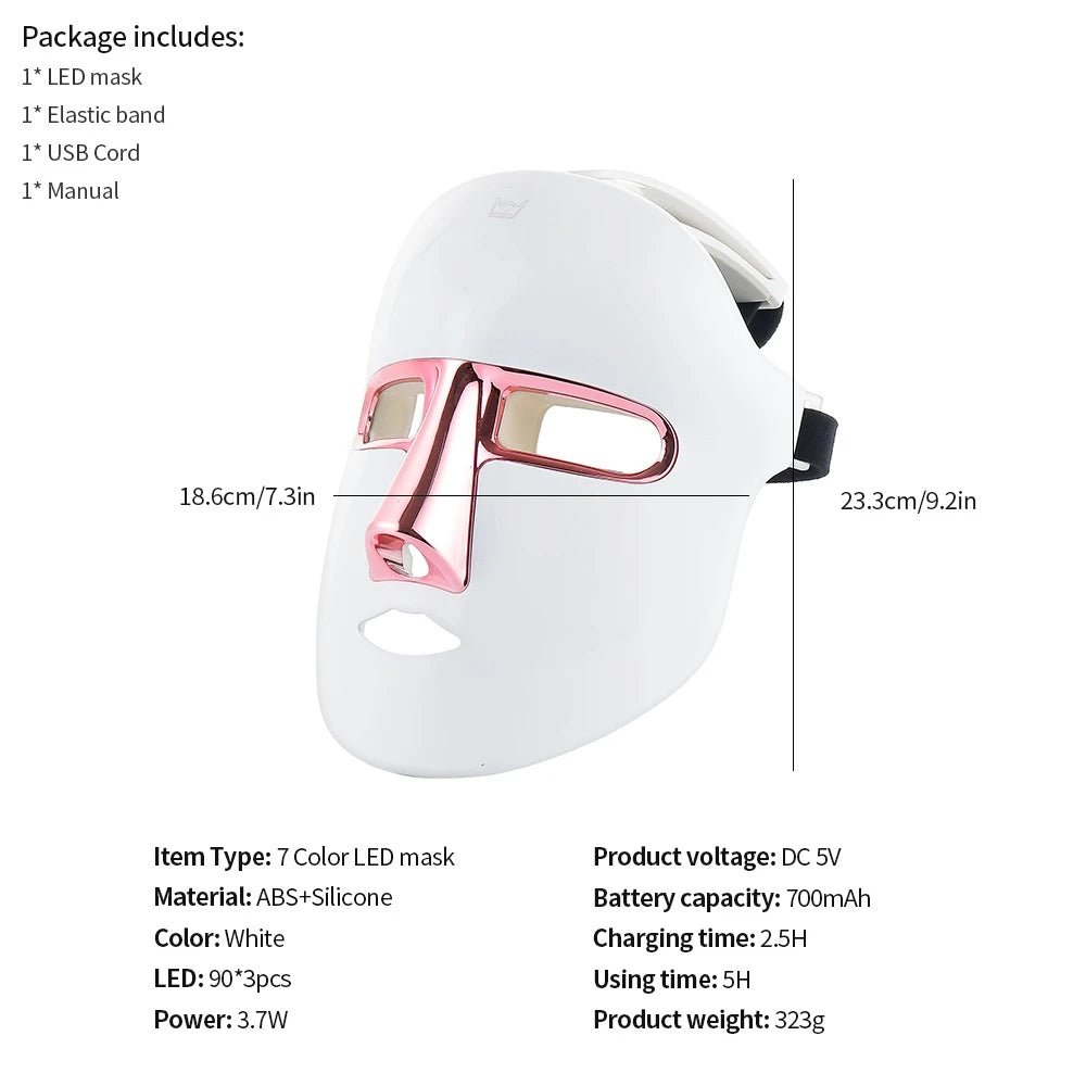 maschera LED viso - Glow