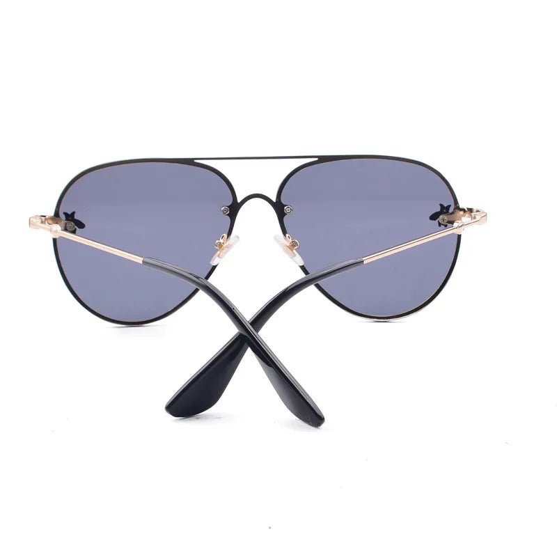 Occhiali da Sole Donna Vintage UV400 | Argento Rosa Viola | Glow - Glow