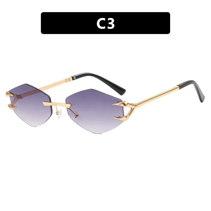 Occhiali da Sole Esagonali Retrò - Futuristici UV400 | Glow - Glow