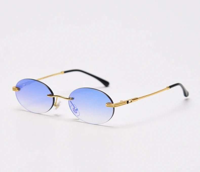 Occhiali da Sole Ovali Retrò a Specchio UV400 | Glow - Glow