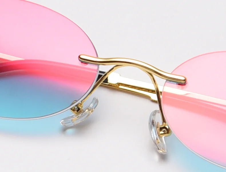 Occhiali da Sole Ovali Retrò a Specchio UV400 | Glow - Glow