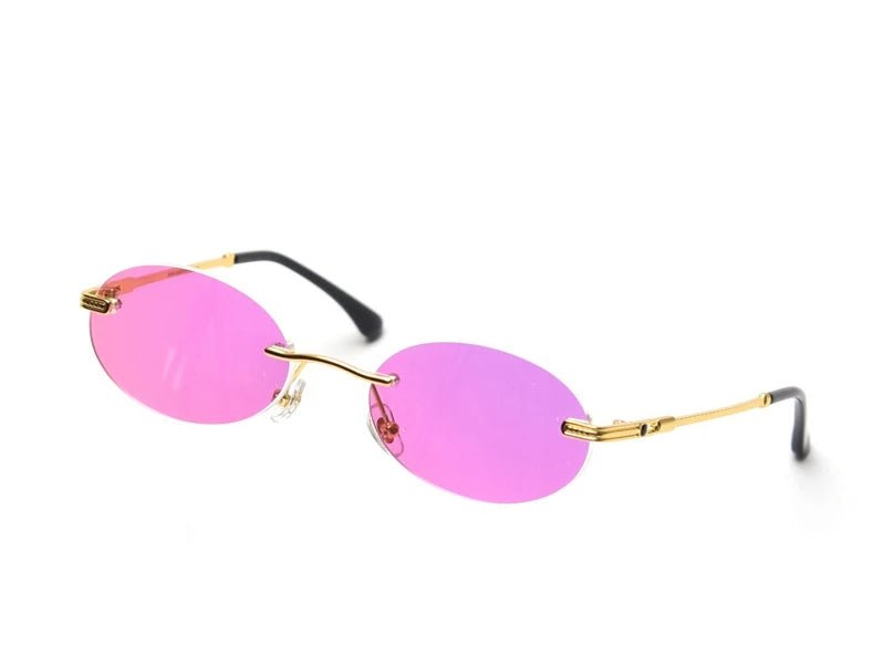 Occhiali da Sole Ovali Retrò a Specchio UV400 | Glow - Glow