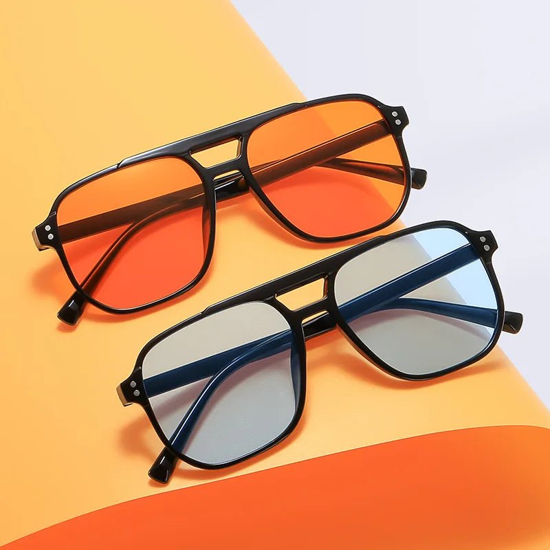 Occhiali da Sole Poligonali Retrò Unisex UV400 | Glow - Glow