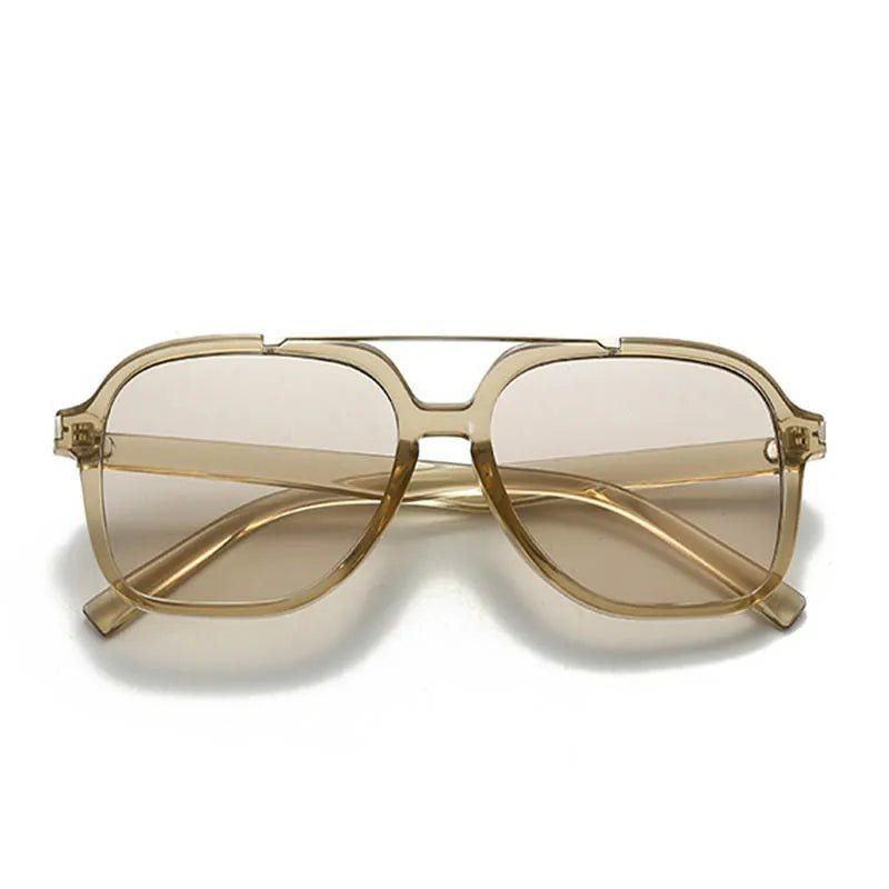 Occhiali da Sole Quadrati Minimalisti in Acetato UV400 | Glow - Glow