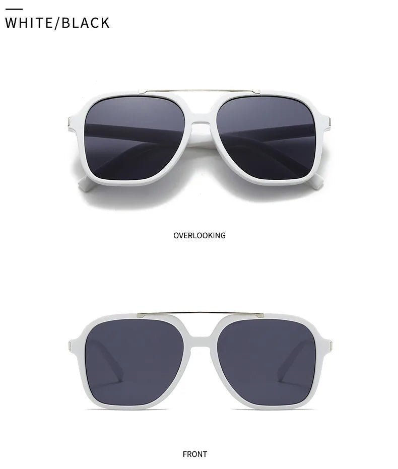 Occhiali da Sole Quadrati Minimalisti in Acetato UV400 | Glow - Glow