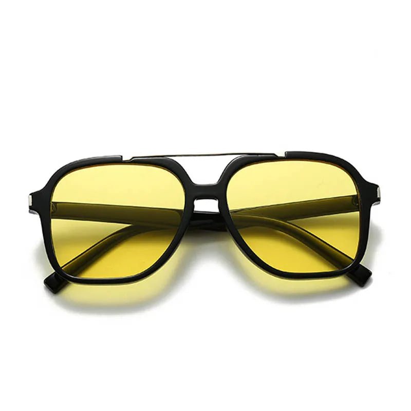 Occhiali da Sole Quadrati Minimalisti in Acetato UV400 | Glow - Glow