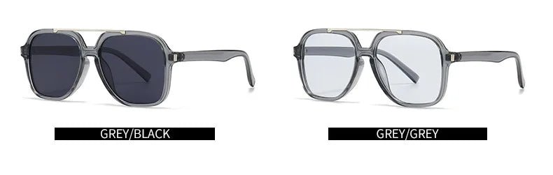 Occhiali da Sole Quadrati Minimalisti in Acetato UV400 | Glow - Glow