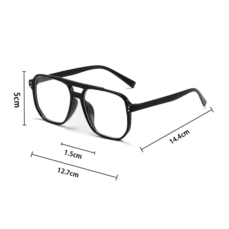 Occhiali da Sole Quadrati Retrò in Acetato UV400 | Glow - Glow