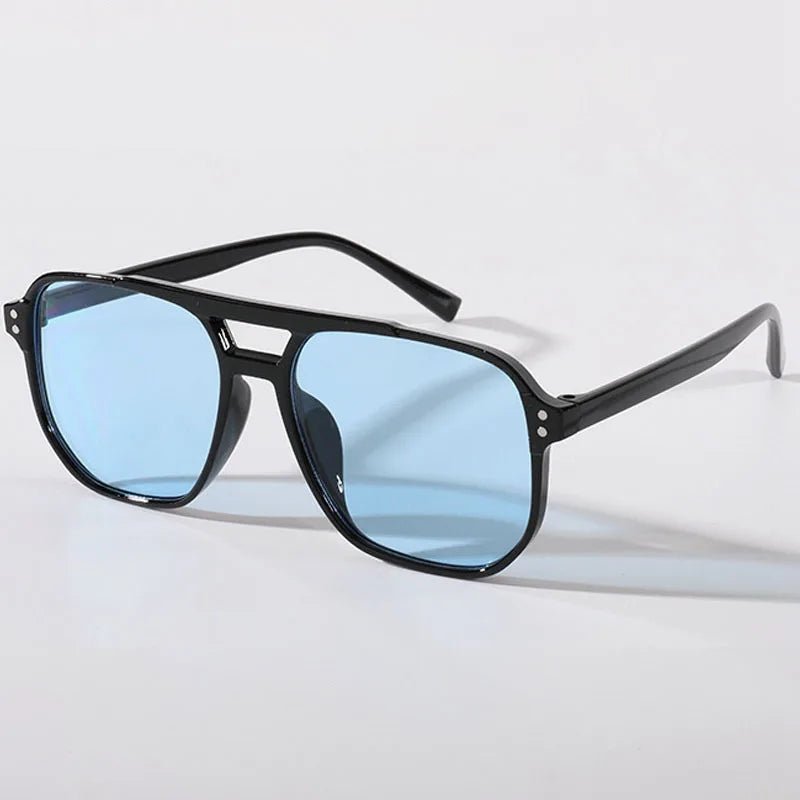 Occhiali da Sole Quadrati Retrò in Acetato UV400 | Glow - Glow