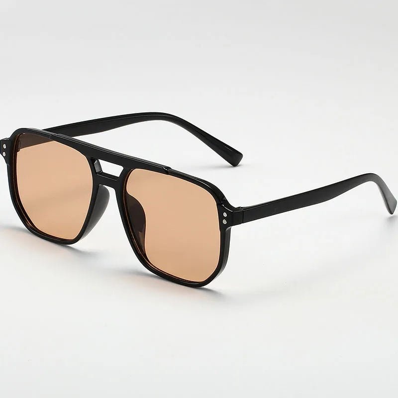 Occhiali da Sole Quadrati Retrò in Acetato UV400 | Glow - Glow