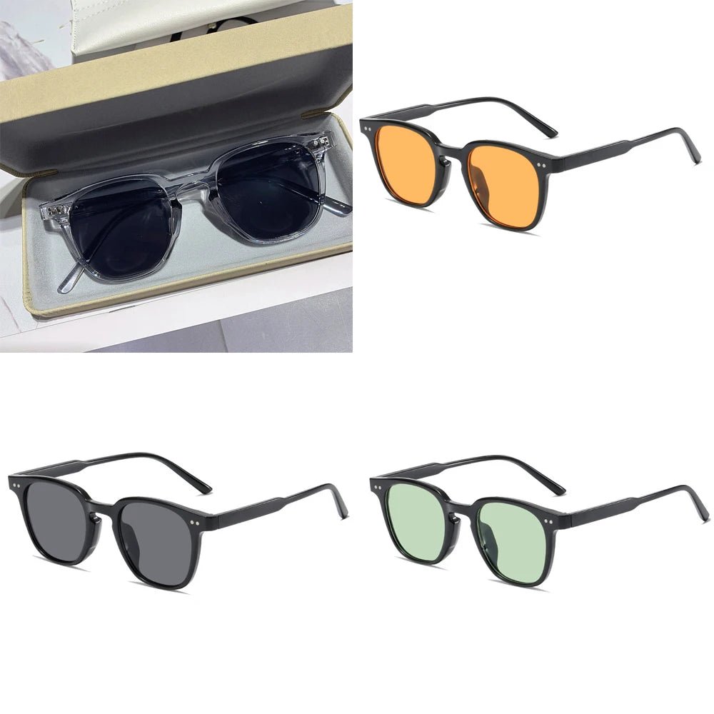 Occhiali da Sole Quadrati Vintage a Specchio Unisex | UV400 | Glow - Glow